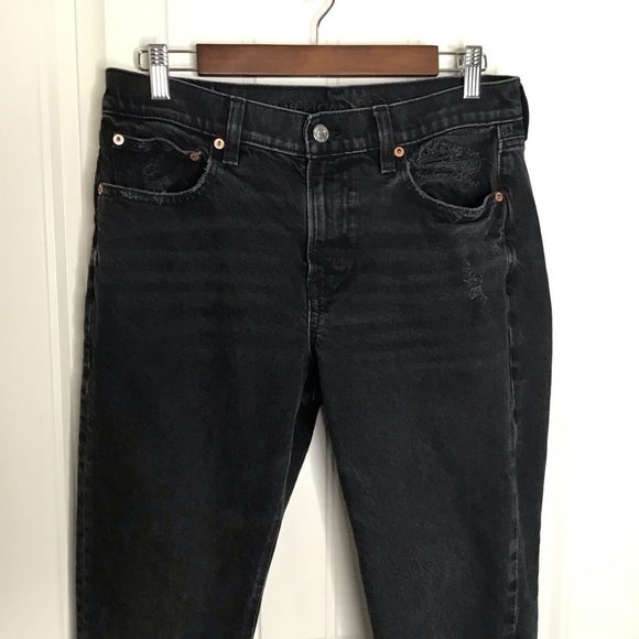 American Eagle 90’s Skinny Jeans in Black Size 8 X-Short. - Picture 3 of 10